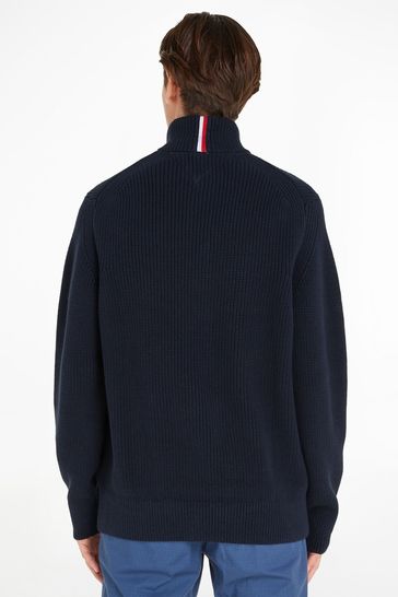 Tommy hilfiger discount structured zip jumper