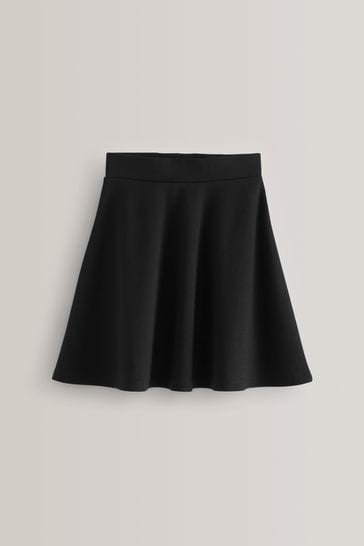 Black skater skirt with straps discount