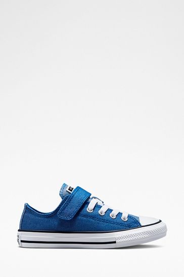 Blue jean converse top