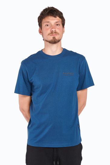 Penfield Blue Arc Mountain Back Graphic Short-Sleeved T-Shirt