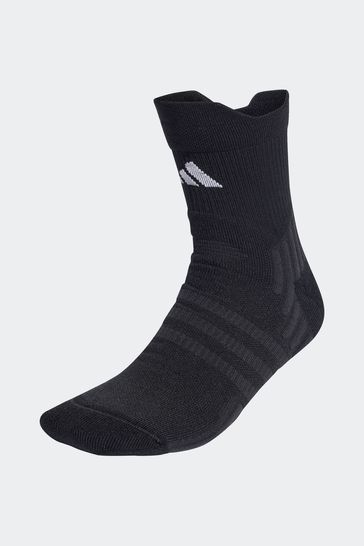 adidas Black Tennis Quarter Socks