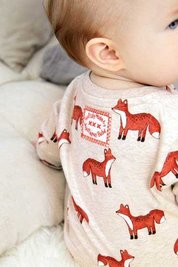 Jojo maman sale bebe fox sleepsuit