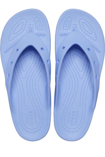 Crocs blue hotsell flip flops