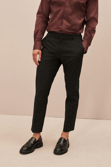 Black EDIT Slim Fit Trousers