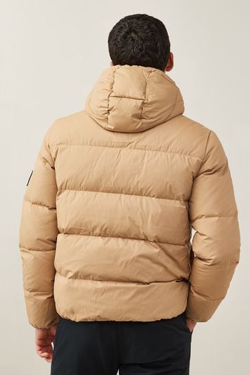 Buy Calvin Klein Jeans Brown Essential Down Jacket from Next Latvia