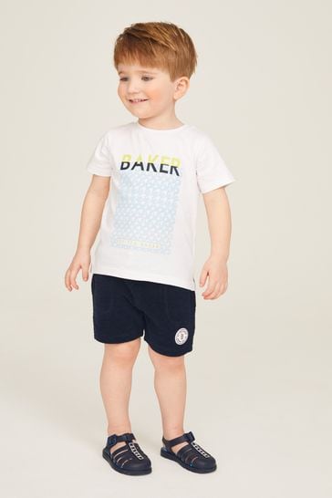 Baker by Ted Baker Blue T-Shirt and Short Set