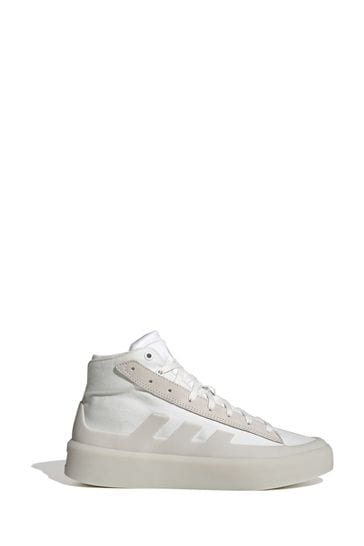All white adidas high on sale top
