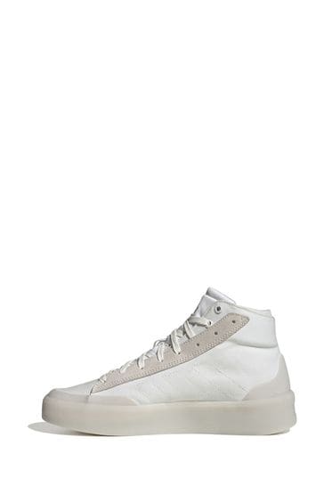 Buy adidas White Znsored Hi Top Trainers from Next Luxembourg