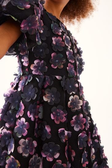 Buy Baker by Ted Baker Navy 3D Flower Dress from Next USA