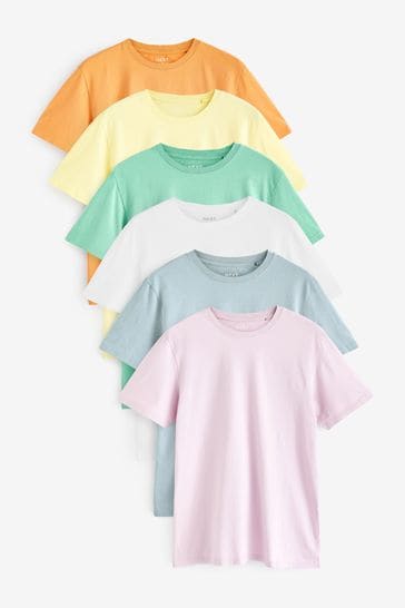 Pastel Mix T-Shirts 6 Pack