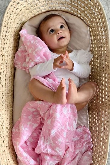 Aden Anais Natural Ma Fleur Large Cotton Muslin Blankets 2 Pack