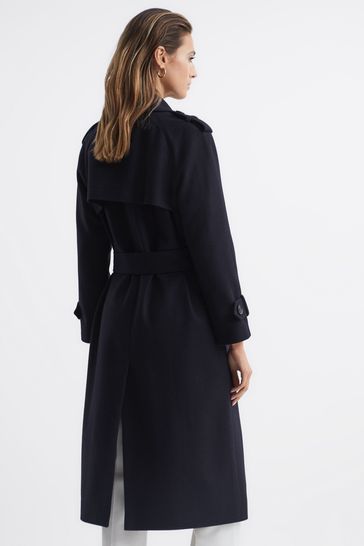 Buy Reiss Kaiya Wool Trench Coat from Next Poland