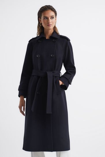 Kaiya wool trench coat Clearance
