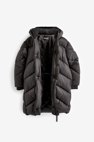 Buy Baker by Ted Baker Shower Resistant Chevron Padded Coat from Next Luxembourg