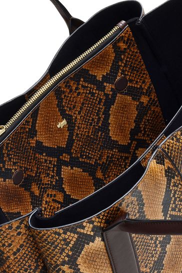 Buy Radley London Large Hillgate Place Faux Snake Effect Open Top