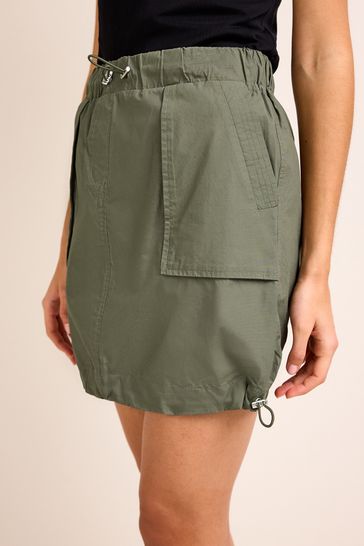 Buy Khaki Green Utility Cargo Mini Skirt from Next Luxembourg