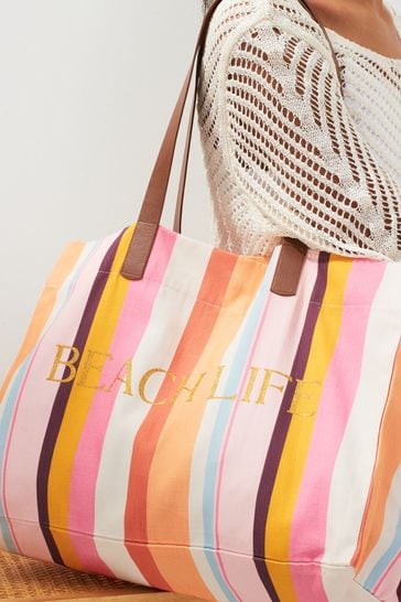 Buy Beach 100 Cotton Bag from the Laura Ashley online shop