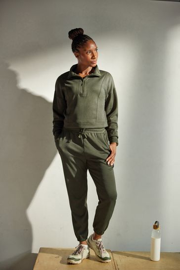 Buy Khaki Green Next Active Yoga Slinky Top from Next Luxembourg