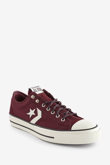 Burgundy suede hotsell converse