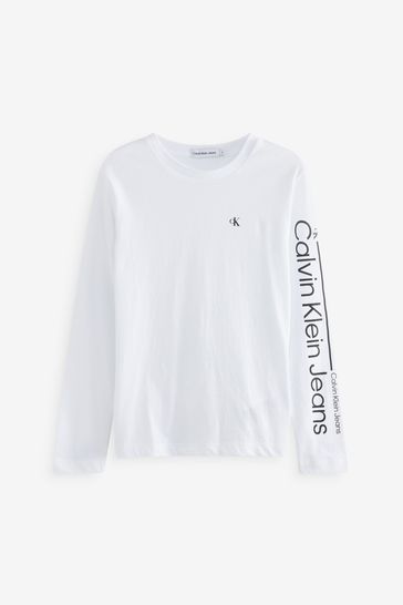 Calvin Klein Jeans White Institutional Logo T-Shirt