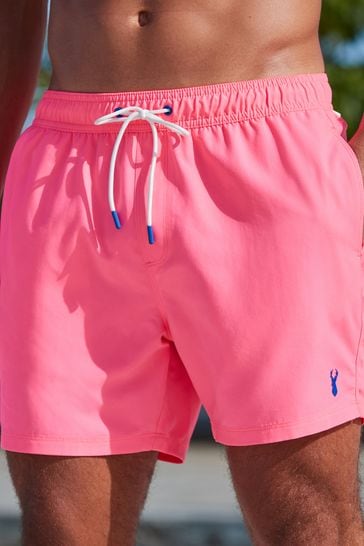 Bright pink swim trunks sale