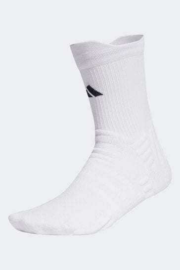 adidas White Tennis Cushioned Crew Socks 1 Pair