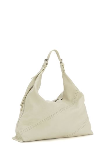 Buy Mint Velvet Natural Emily Stud Shoulder Bag from Next Luxembourg