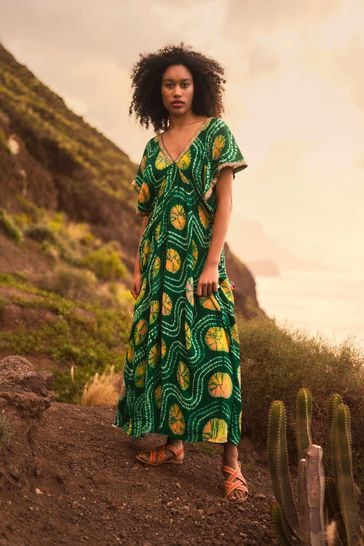 Bohemian tie outlet dye dress