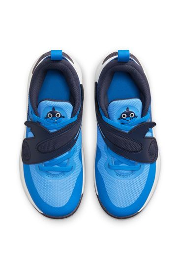 Buy Nike Blue Team Hustle D 11 Junior Basketball Trainers from