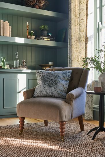 Buy Laura Ashley Baron Chenille Hazelnut Ropsley Chair from the