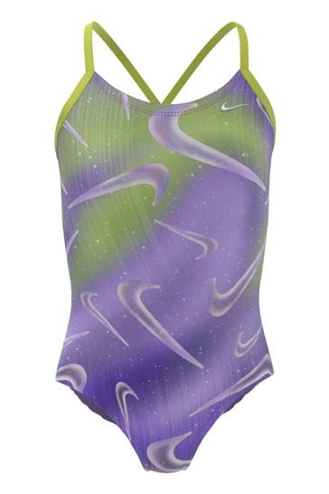 Nike Purple Tie Dye Swimsuit
