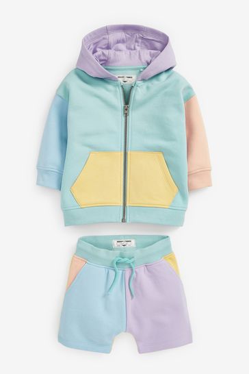 Ensemble Sweat à Capuche Colour-block NEXT Garçon – Coupe Décontractée, Lavage Machine 40°C