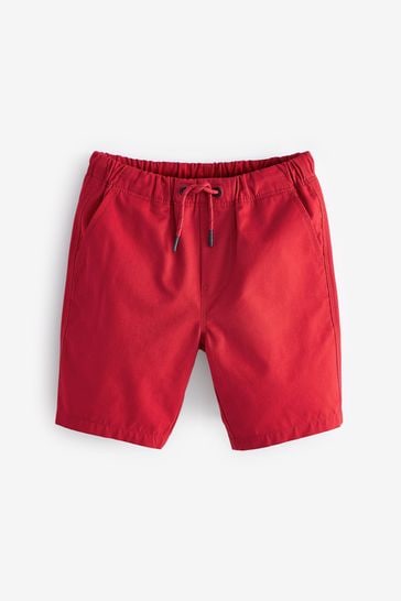 Red Pull-On Shorts (3-16yrs)