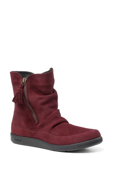 Hotter Red Pixie III Zip Fastening Boots