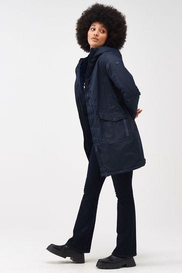 Regatta navy cheap coat