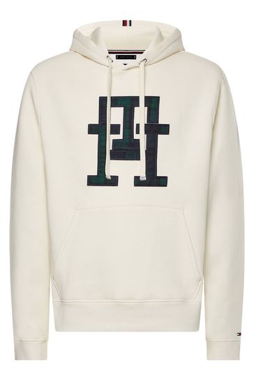 Tommy Hilfiger Icon White Monogram Hoodie