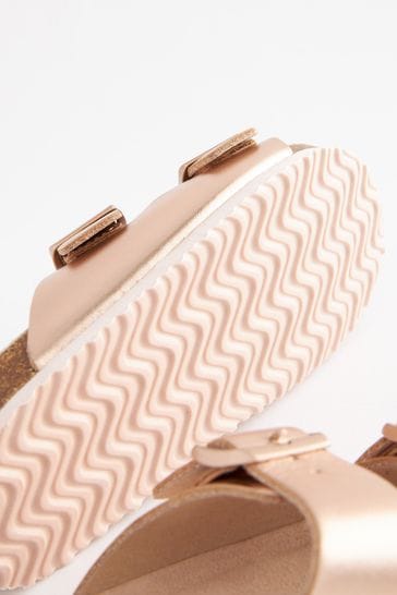 Rose gold sales sandals and bag