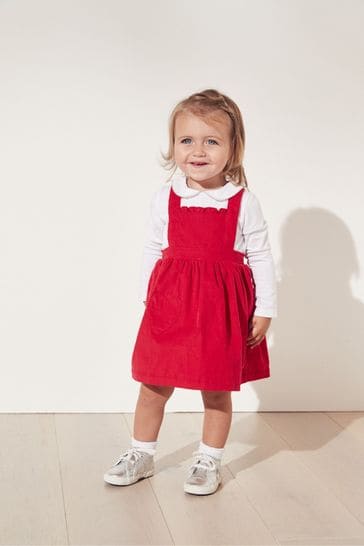 The White Company Red Cord Dress & Top Set