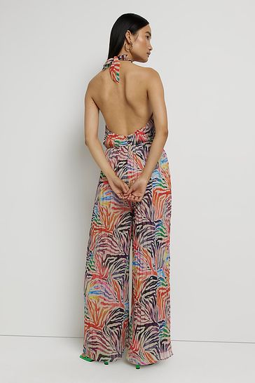 River island wide leg jumpsuit clearance