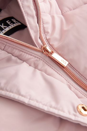 Ted baker pink quilted jacket top