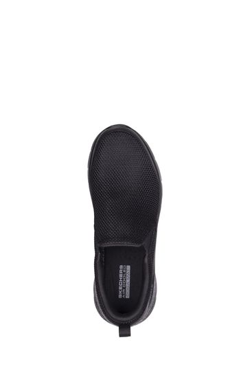Buy Skechers Black Mens Go Walk Flex Impeccable II Trainers from
