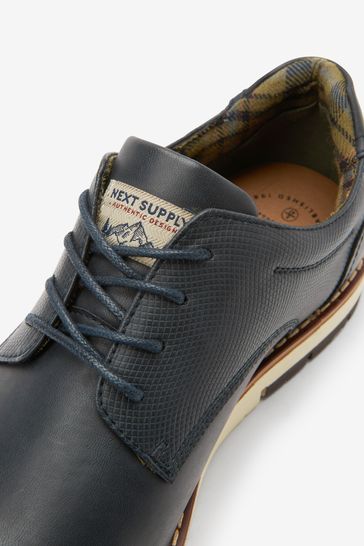 Blue wedge shoes outlet uk