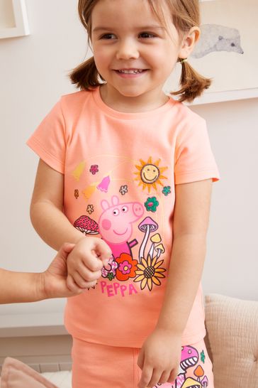 Buy Peppa Pig Pink White Short Pyjamas 2 Pack 3 16yrs from Next Estonia