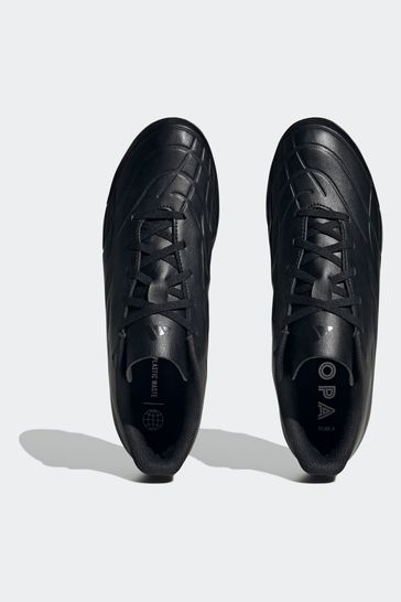 Adidas black leather boots hot sale