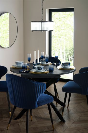 Next navy dining deals chairs