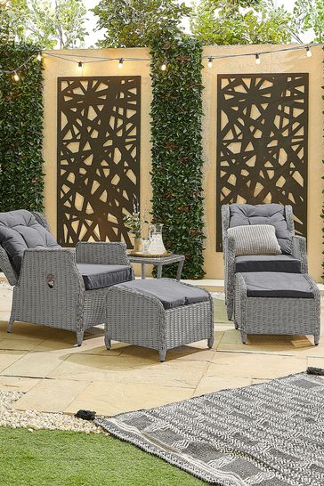 Rattan companion shop set