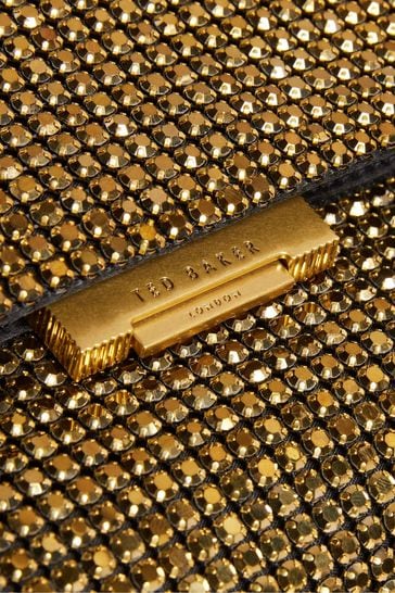 Ted baker gold clutch bag outlet