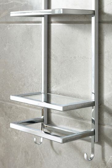 Buy Chrome Moderna Shelf Wall Mirror from Next USA