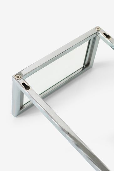 Buy Chrome Moderna Shelf Wall Mirror from Next USA