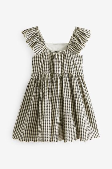 Black white hot sale gingham dress